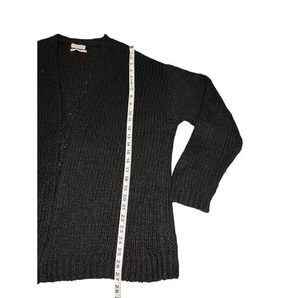 Urban Outfitters black fuzzy open knit cardigan - L - Picture 6 of 7